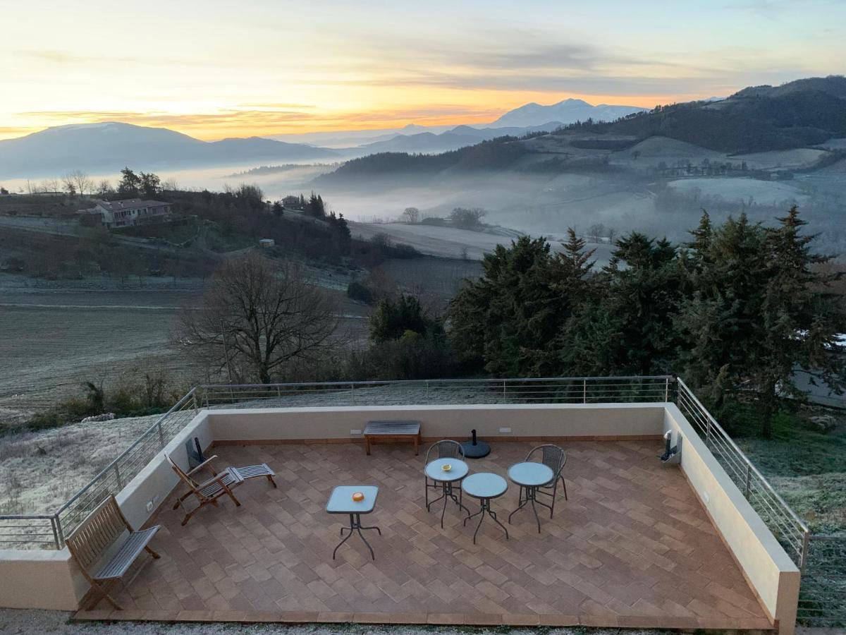 Green B&B Urbino Ca Del Vento ภายนอก รูปภาพ
